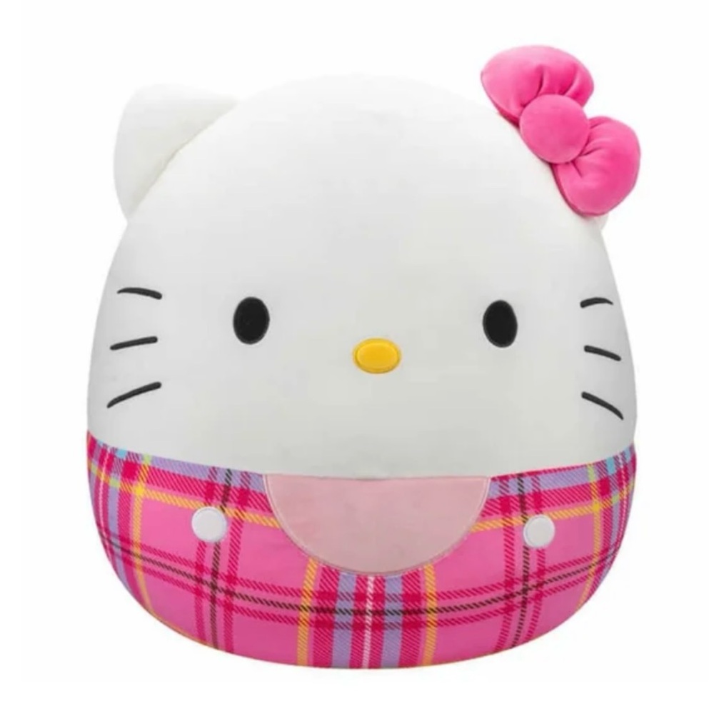 🆕 Hello Kitty Plaid Dress 20” Squishmallows